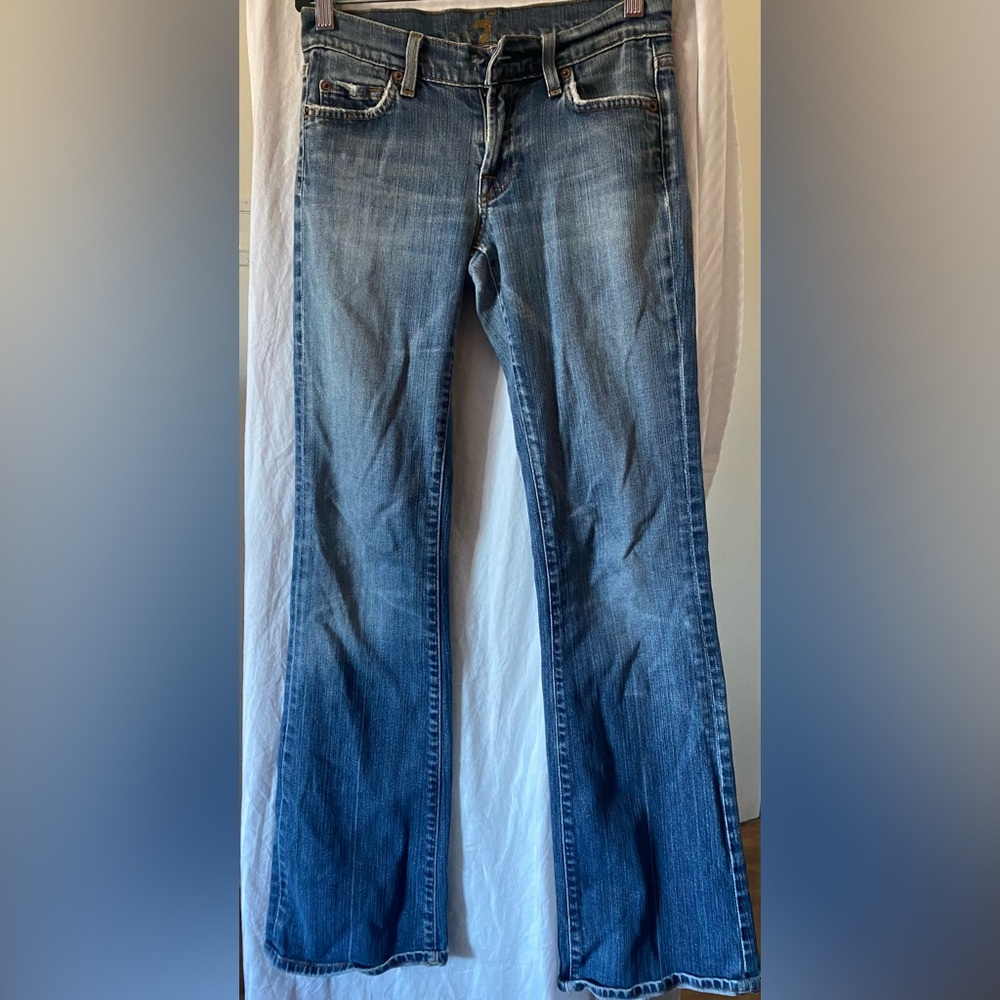 7 for all mankind size 25 bootcut jeans